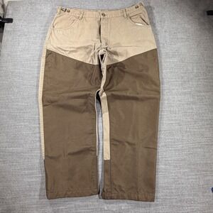 Field & Stream Hunting Pants Mens 40x30 Tan Brown Excellent Briar Patch Canvas